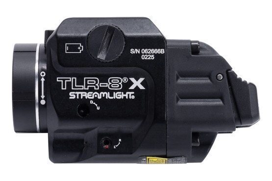 Streamlight TLR-8A FLEX weapon light includes both the high and low activation switch